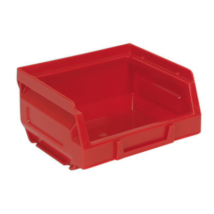 Sealey Plastic Storage Bin 105 x 85 x 55mm - Red - Pack of 24 TPS124R
