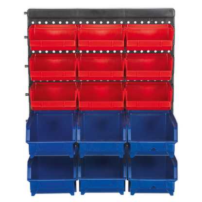 Sealey 15 Bin Wall Mounting Storage System TPS1569WM