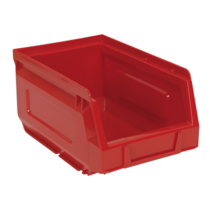 Sealey Plastic Storage Bin 105 x 165 x 85mm - Red - Pack of 24 TPS224R