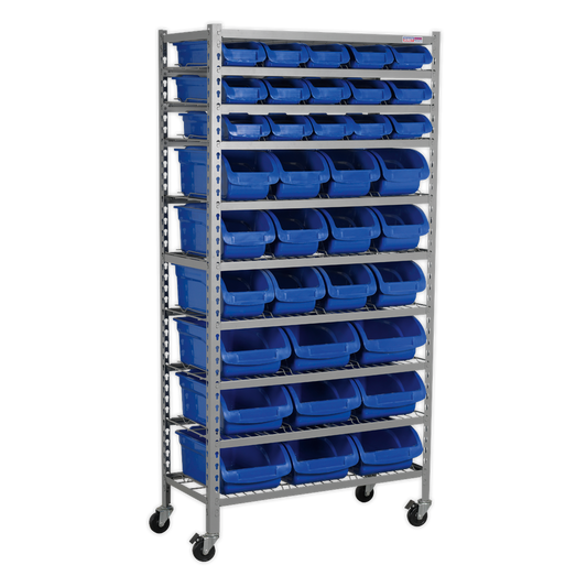 Sealey 36 Bin Mobile Storage System TPS36