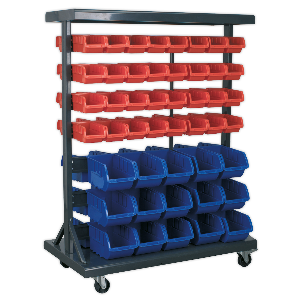 Sealey 94 Bin Mobile Storage System TPS94