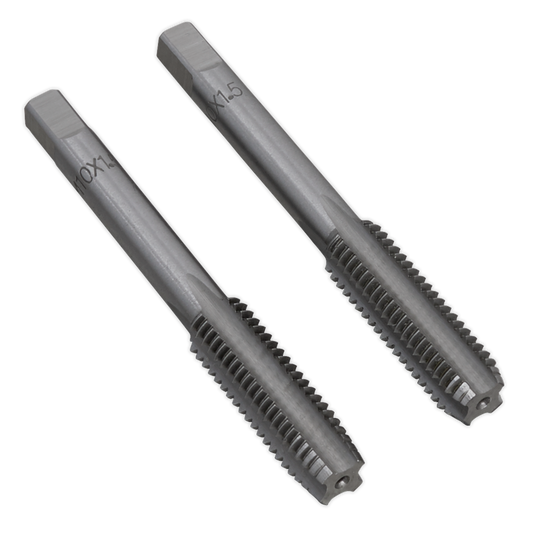 Sealey 2pc M10 x 1.5mm Tap Set (Taper & Plug) TSM10