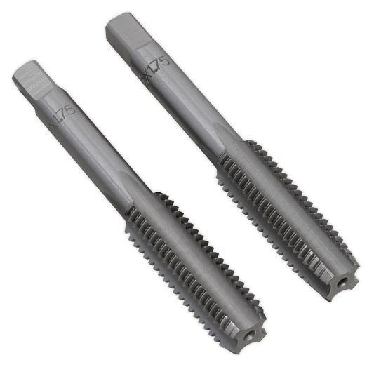 Sealey 2pc M12 x 1.75mm Tap Set (Taper & Plug) TSM12