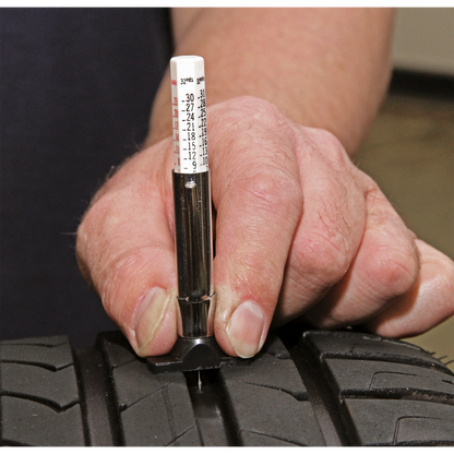 Sealey Tyre Tread Depth Gauge - Pocket Type TST/DGE