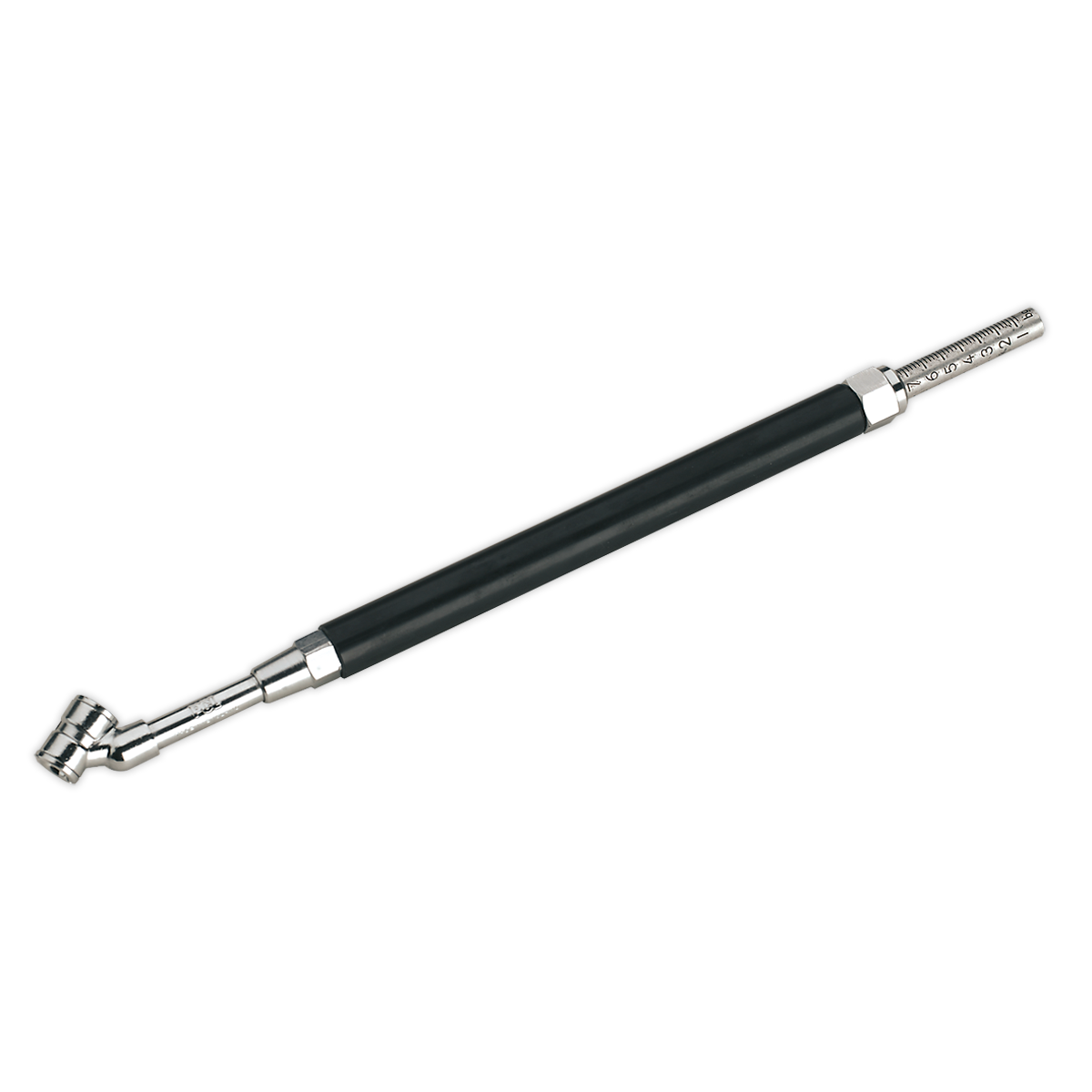 Sealey Universal Deluxe Tyre Pressure Gauge with Twin Push-On Connector TST/PG4
