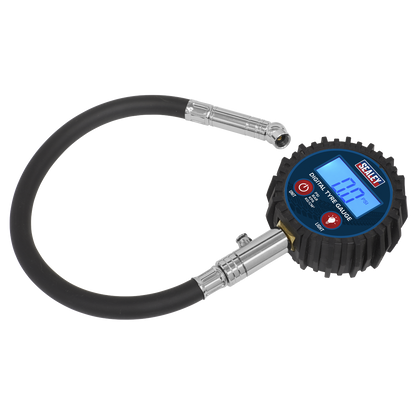 Sealey Digital Tyre Pressure Gauge with Push-On Connector TST002