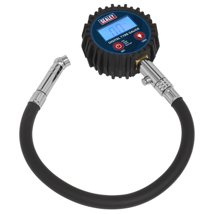 Sealey Digital Tyre Pressure Gauge with Push-On Connector TST002
