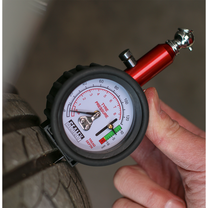 Sealey Tyre Pressure & Tyre Tread Depth Gauge TSTPDG01