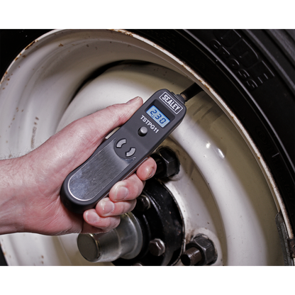 Sealey Digital Tyre Pressure & Tread Depth Gauge TSTPG11