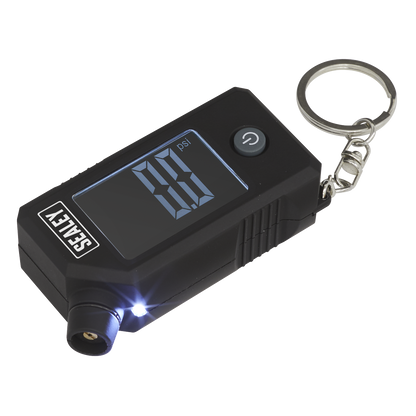Sealey Digital Tyre Pressure & Tread Depth Gauge with LED TSTPG12