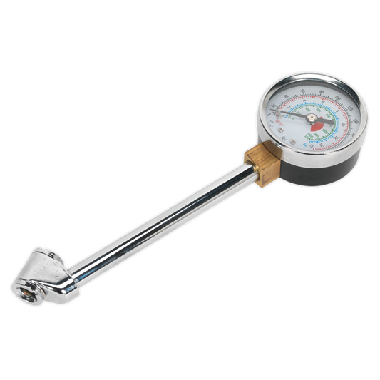 Sealey Tyre Pressure Gauge with Twin Connector TSTPG34