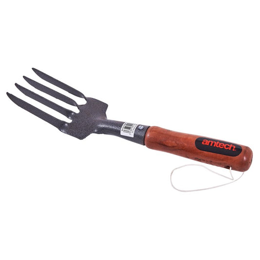 Amtech Hand fork with wooden handle U1100