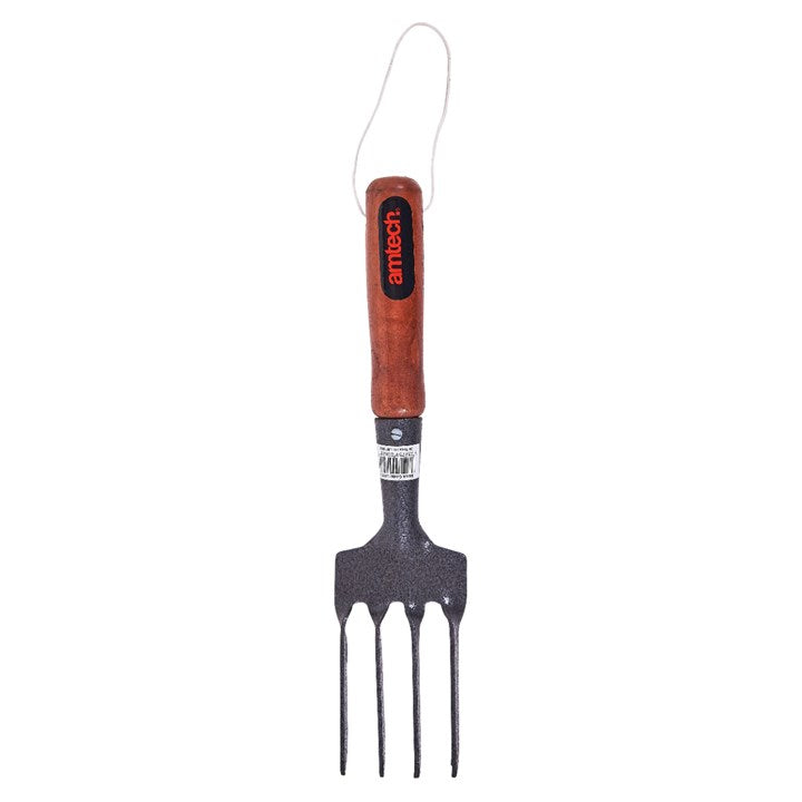 Amtech Hand fork with wooden handle U1100