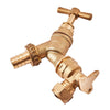 Amtech 1/2" x 3/4" BSP brass tap and hose adaptor U2010