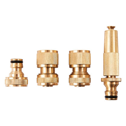 Amtech 4 Piece brass hose fitting set U2520