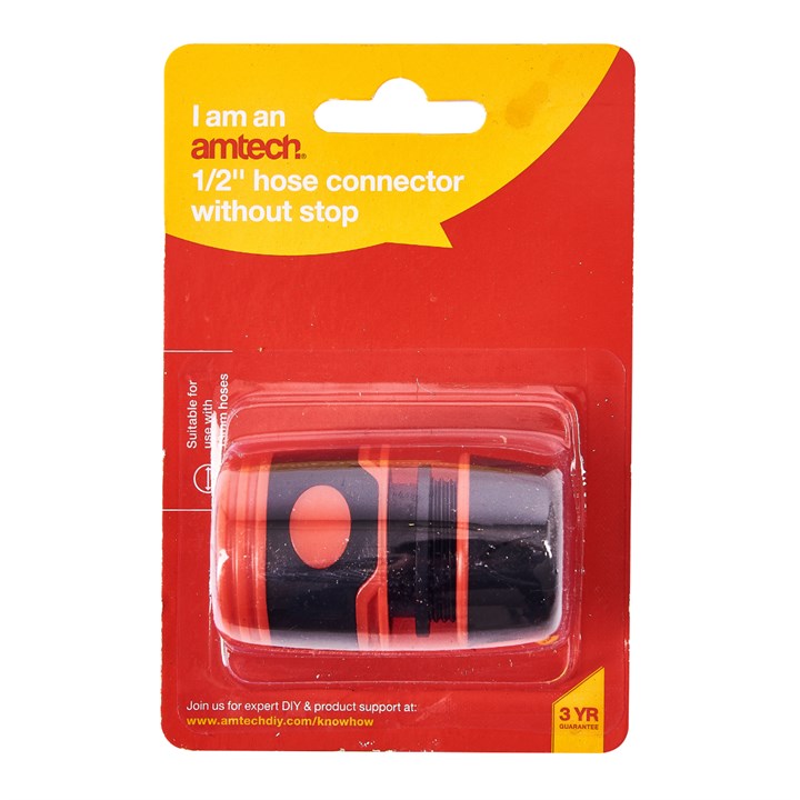 Amtech 13mm (1/2") Hose connector without stop U2524