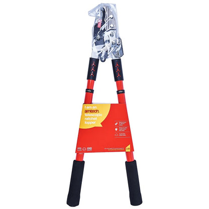 Amtech Heavy duty telescopic ratchet anvil lopper U2880