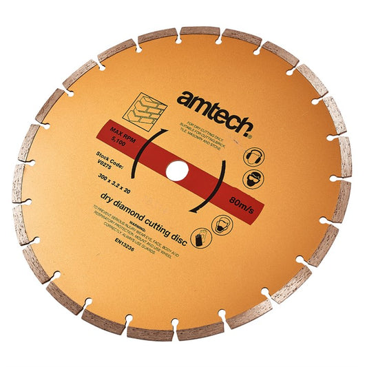 Amtech 300mm (12") Segmented diamond cutting disc V0275