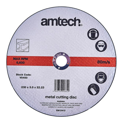 Amtech 230mm (9") Metal cutting disc V0450
