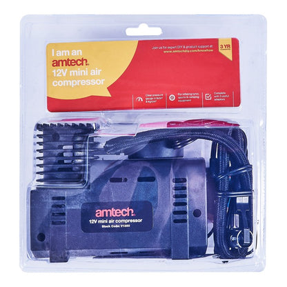 Amtech 12V Mini air compressor V1350