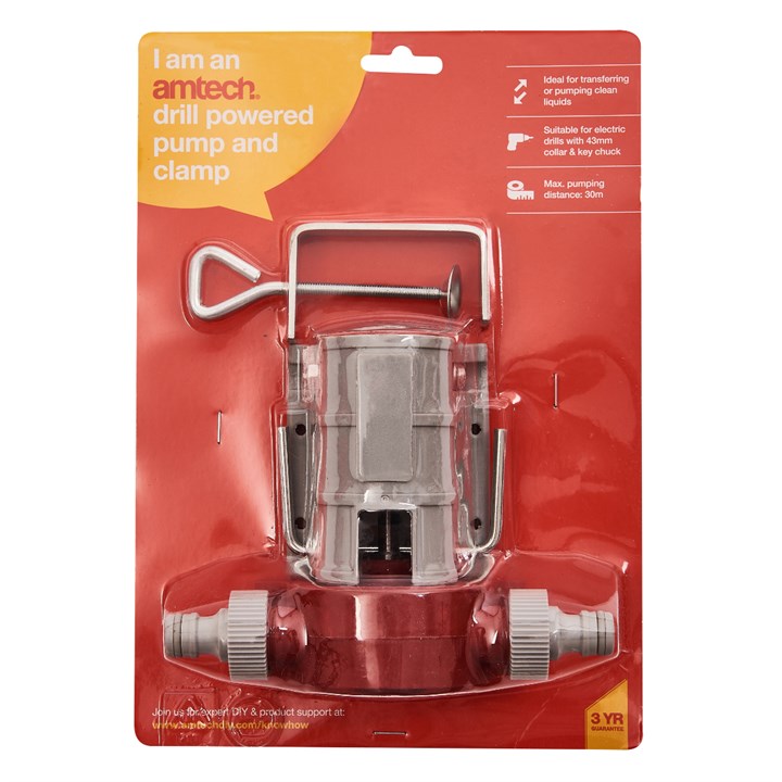 Amtech Drill powered pump and clamp V2375