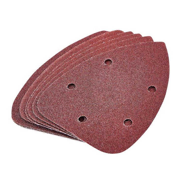 Amtech 10 x P80 grit delta sanding sheets (150mm x 150mm x 100mm) V4025