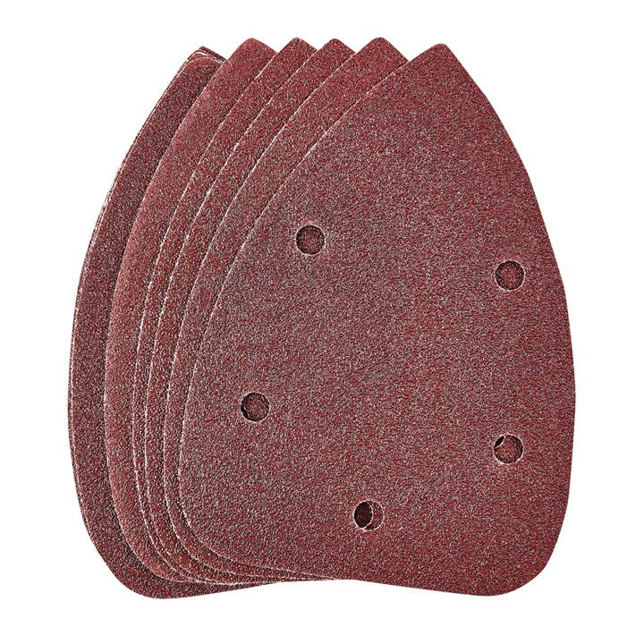 Amtech 10 x P80 grit delta sanding sheets (150mm x 150mm x 100mm) V4025