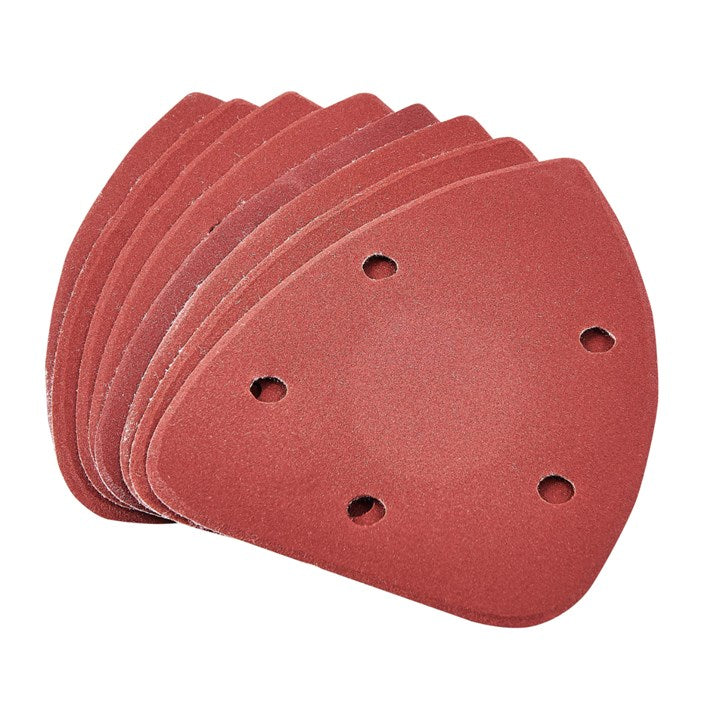 Amtech 10 x P240 grit delta sanding sheets (140mm x 140mm x 100mm) V4035