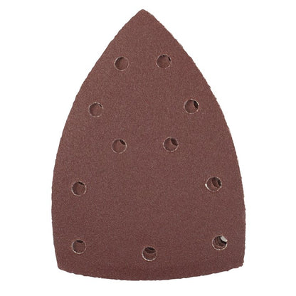 Amtech Pack of 10 P240 grit hook and loop delta sanding sheets V4037