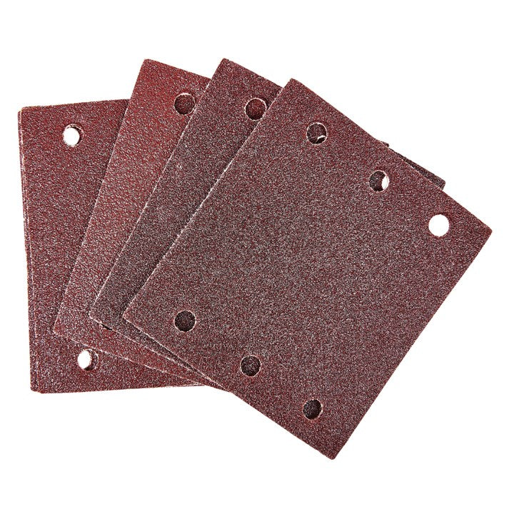 Amtech 10 x P80 grit square sanding sheets (110mm x 100mm) V4045