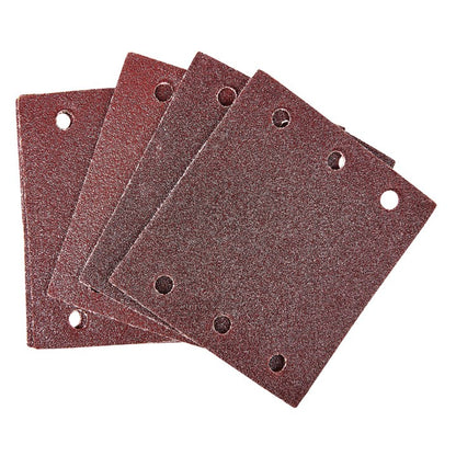Amtech 10 x P80 grit square sanding sheets (110mm x 100mm) V4045