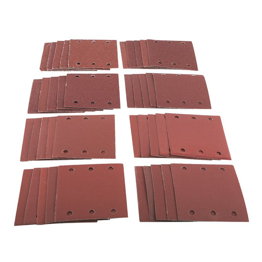 Amtech 40 Piece mixed grit square sanding sheet set (110mm x 100mm) V4056