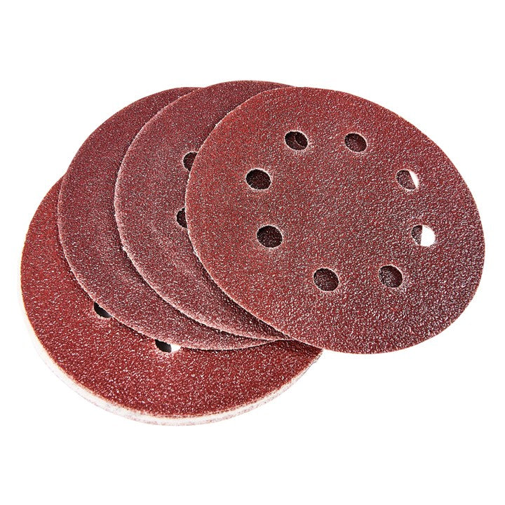 Amtech 10 x P60 grit circular sanding sheets (115mm diameter) V4060