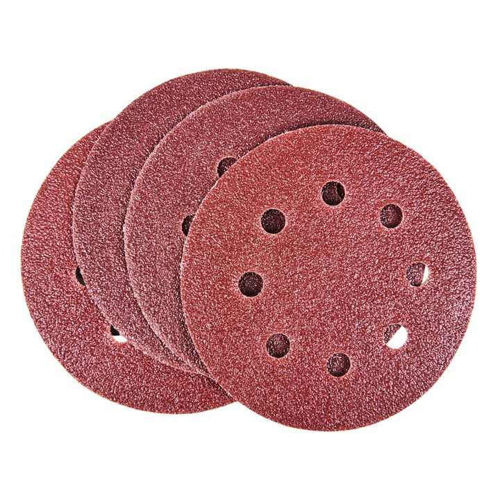 Amtech 10 x P60 grit circular sanding sheets (115mm diameter) V4060