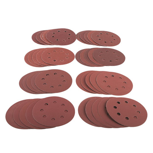 Amtech 40 Piece mixed grit circular sanding sheet set (115mm) V4076