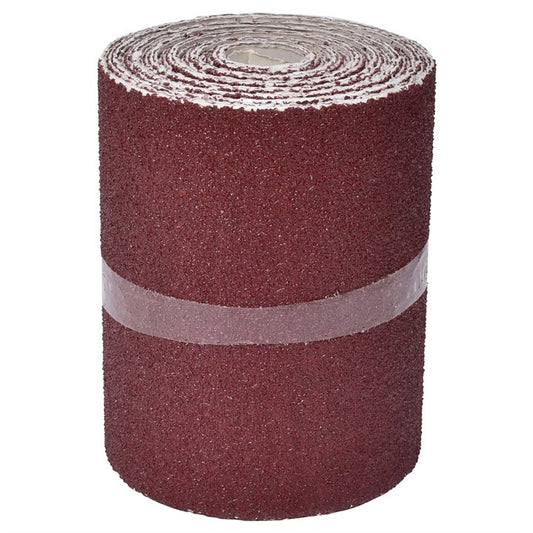 Amtech P60 grit (coarse) aluminium oxide sanding roll (115mm x 500cm) V4105