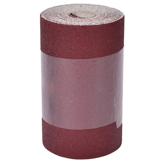 Amtech P80 grit (medium) aluminium oxide sanding roll (115mm x 500cm) V4110
