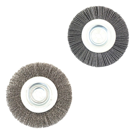 Amtech 2 Piece brush set for rotary cleaning tool V5050