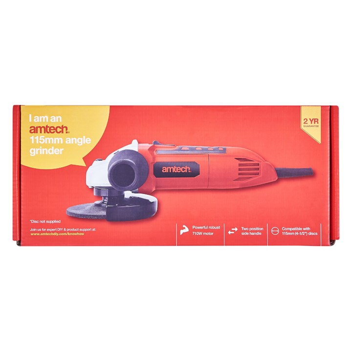 Amtech 710W 115mm Angle grinder V6025