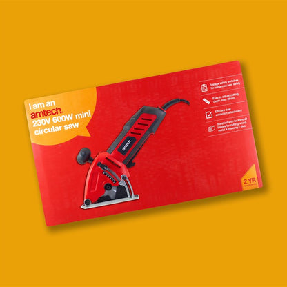Amtech 230V 600W mini circular saw V6140