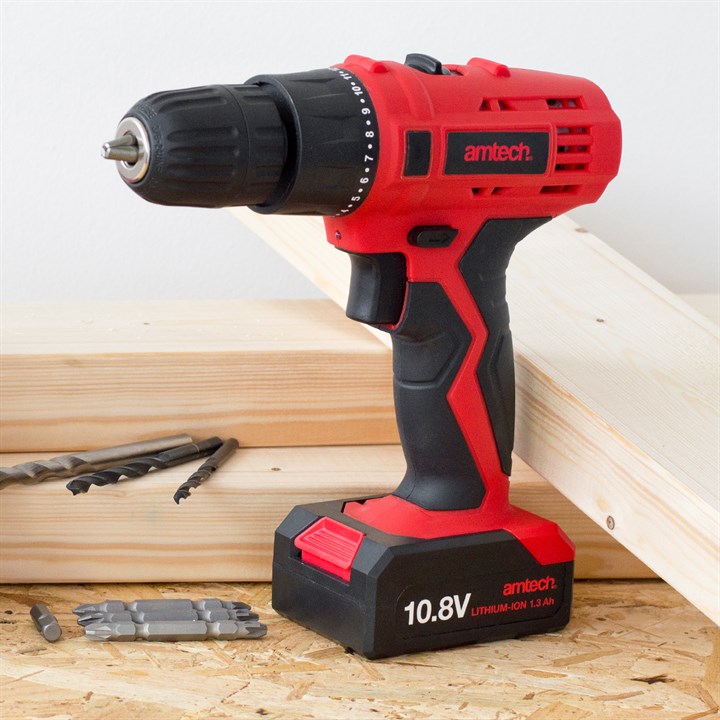 Amtech 10.8V Li-Ion cordless drill driver V6505