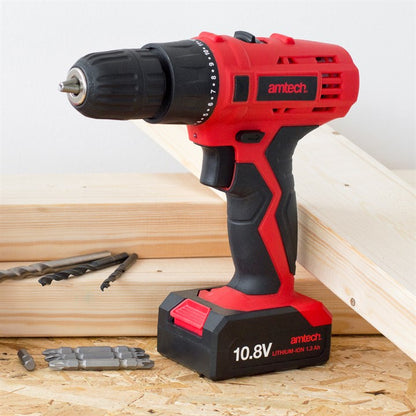 Amtech 10.8V Li-Ion cordless drill driver V6505