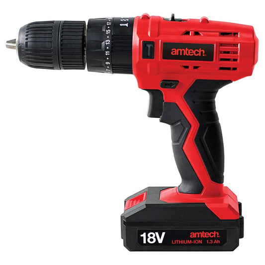 Amtech 18V Li-Ion cordless combi drill V6515