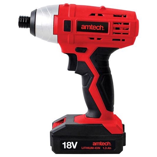 Amtech 18V Li-Ion cordless 6mm (0.25") impact driver V6520