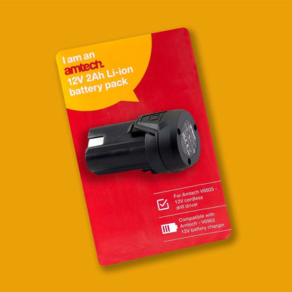 Amtech 12V 2Ah Li-ion battery pack V6962