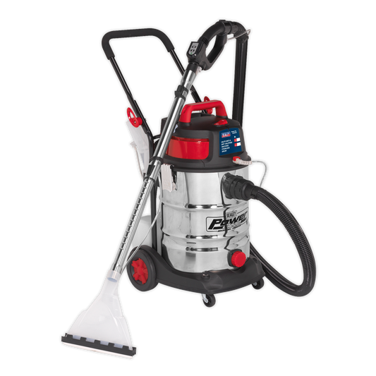 Sealey 30L Wet & Dry Valeting Machine Stainless Drum VMA915