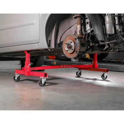 Sealey 900kg Adjustable 2-Post Vehicle Moving Dolly VMD001
