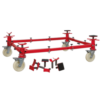 Sealey 900kg Adjustable 4 Post Vehicle Moving Dolly VMD002