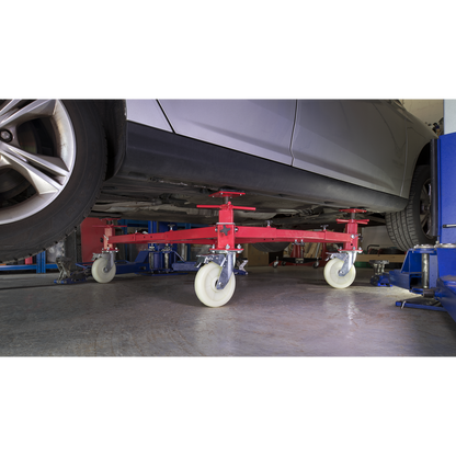 Sealey 900kg Adjustable 4 Post Vehicle Moving Dolly VMD002