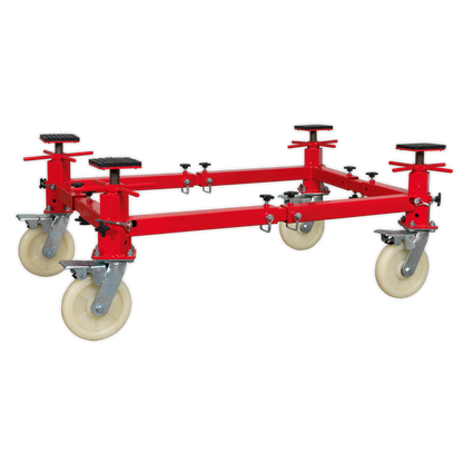 Sealey 900kg Adjustable 4 Post Vehicle Moving Dolly VMD002